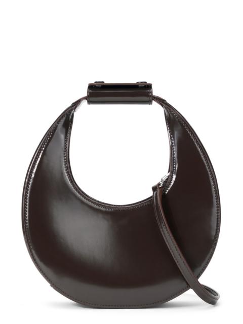 STAUD STAUD Mini Moon Leather Bag in Espresso at Nordstrom