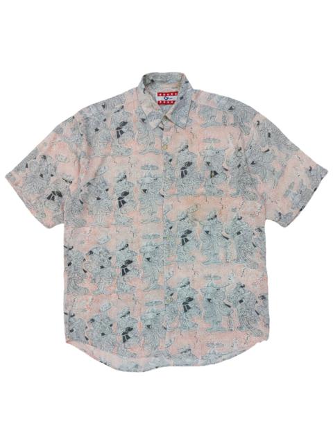 Other Designers Designer - RARE! VTG GLORY JAPANESE TRADITIONAL GEISHA OVERALL MOTIF