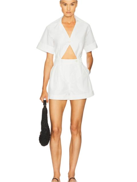 HELSA Romper in Tech Poplin