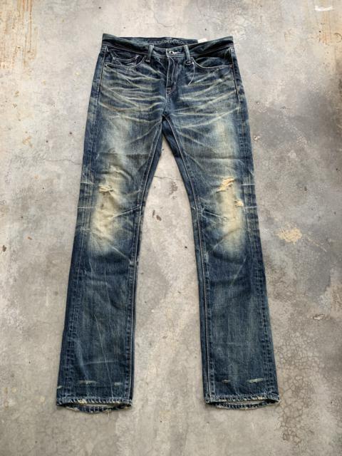 Other Designers Archival Clothing - Archive Gostar De Fuga Distressed Rusty Denim Jeans Pant