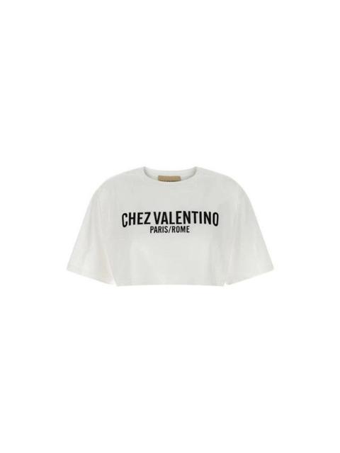 Valentino VALENTINO Chez White T-shirt New & Authentic (Women's size:2