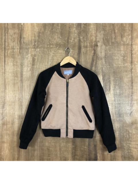 Other Designers Vintage - On The Street Brown Varsity Jacket #1579