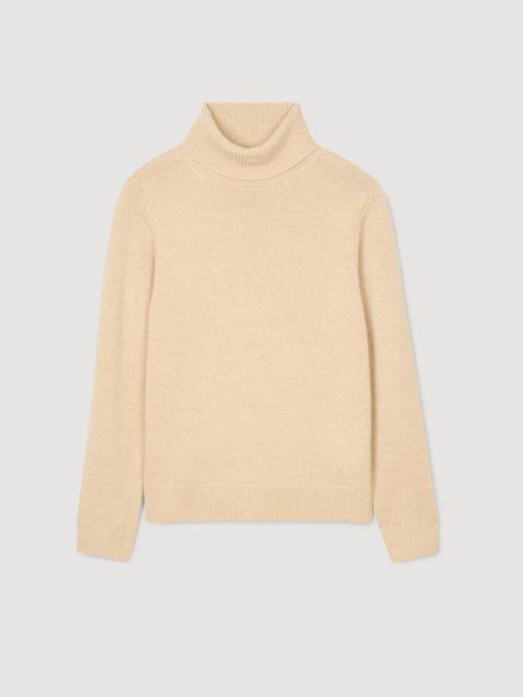Sandro WOOL AND CASHMERE TURTLENECK