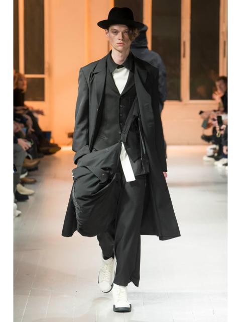Yohji Yamamoto FW20 Wide gabardine trousers