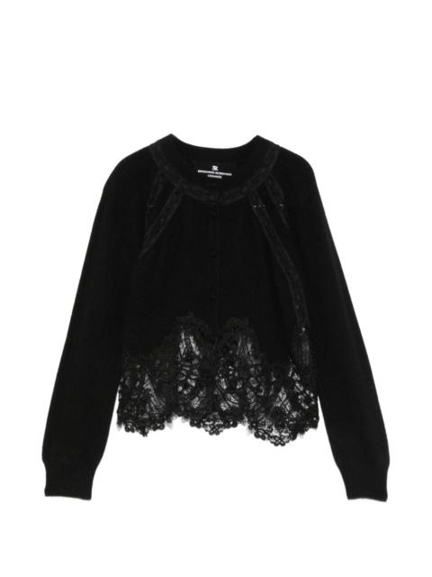 Other Designers Ermanno Scervino Women Cashmere Lace Cardigan
