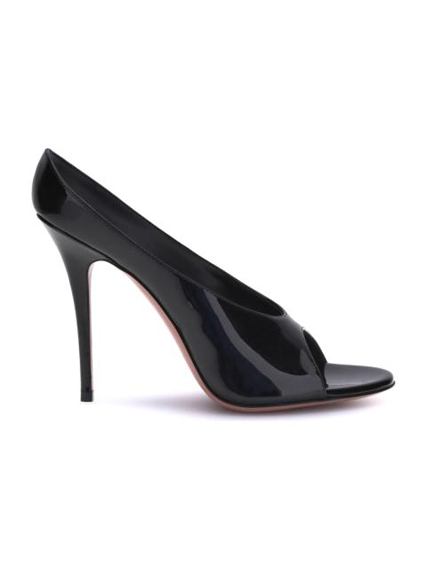 Amina Muaddi Anok Leather Sandals