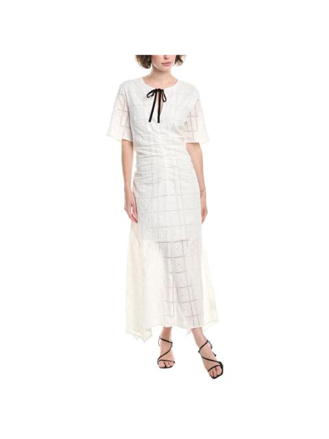 GANNI GANNI Light Anglaise Maxi Dress