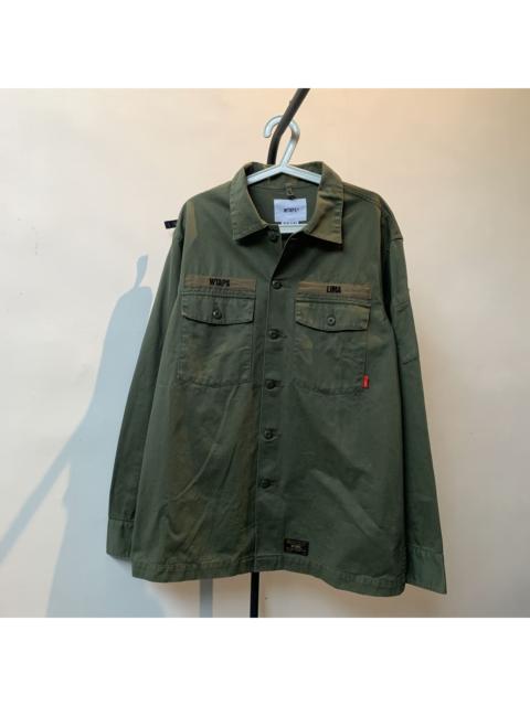 WTAPS Wtaps buds ls 01 shirt cotton twill 2017