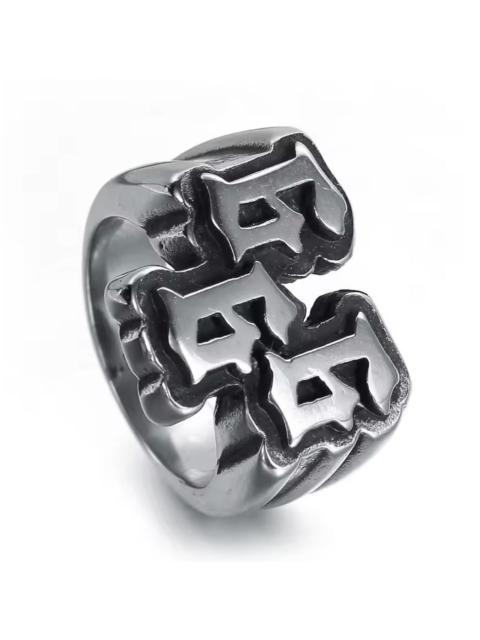 Other Designers Jewelry - HARDCORE Gothic 666 Ring - Aesthetic Biker Band ( Size 7-14)
