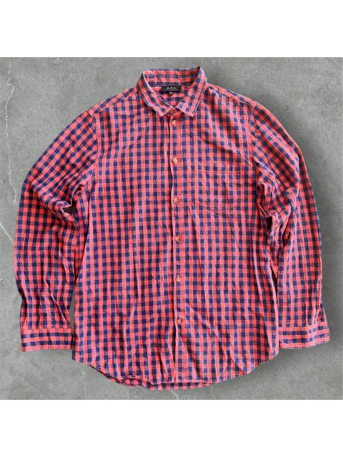 A.P.C. A.P.C. Button Up Shirt Flannel