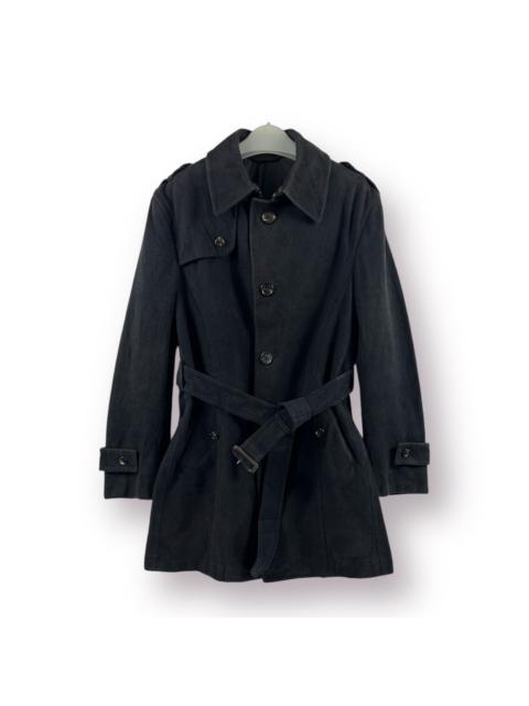 Other Designers Vintage - 🔥 The suit Company Emmeci italian Fabric Trench Coat