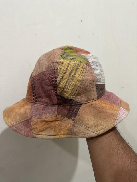 Other Designers Japanese Brand - Rare Patchwork Style Like Kapital Bucket Hat