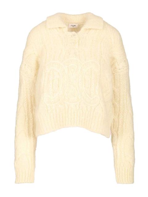 CELINE Celine Women Aran Wool And Mohair Sweater