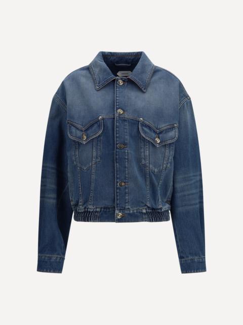 VERSACE Cotton denim Blouson