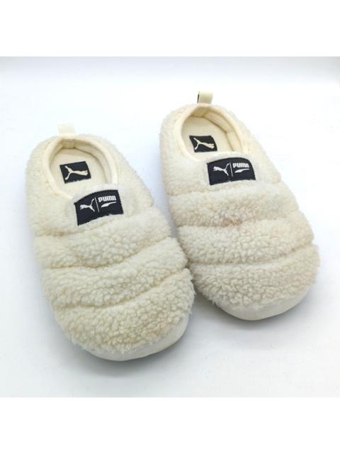 PUMA Scuff Sherpa Slippers White Men's 8 Euro 40.5