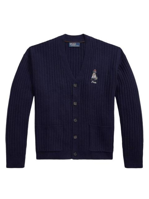 Polo Ralph Lauren Polo Ralph Lauren Relaxed Fit Dog Motif Cardigan, Size X-Large