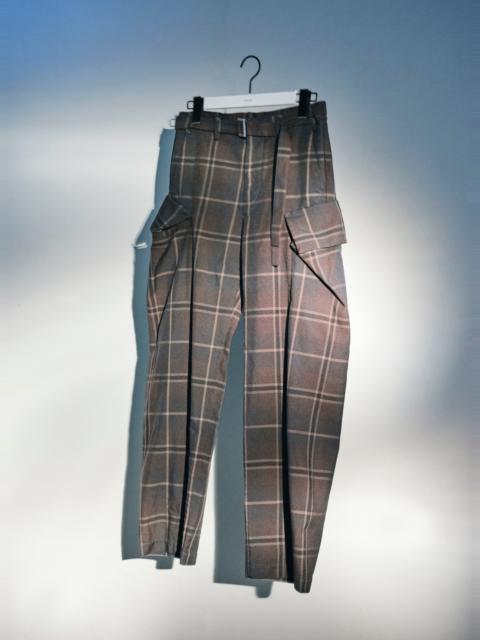 sacai Plaid Pants