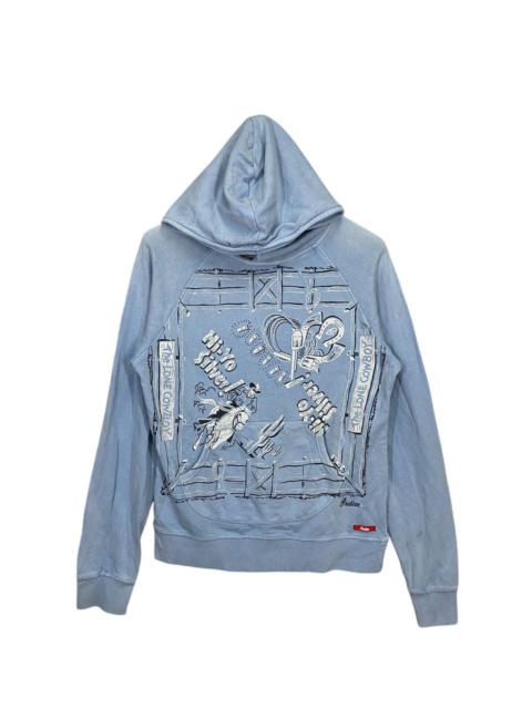 Other Designers Indian Motorcycle × Vintage - Vintage indian motocycle full print cowboy hoodie