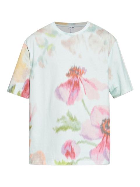 Loewe Loewe Men Printed Cotton T-Shirt