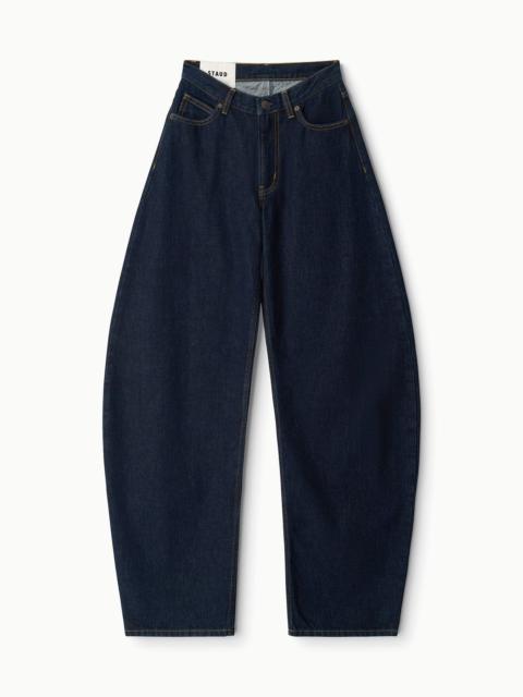 STAUD STAUD JACKSON BARREL JEAN INDIGO