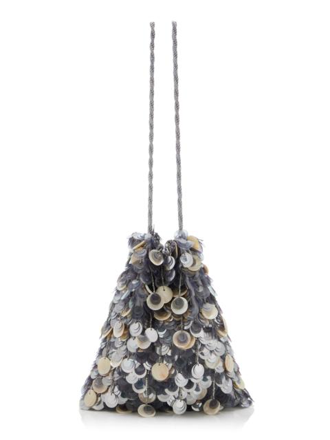 LIZZIE FORTUNATO Gala Sequined Bag silver