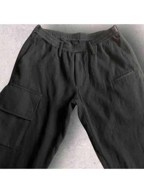 Yohji Yamamoto AW23 Wool Cargo Drawstring Trousers
