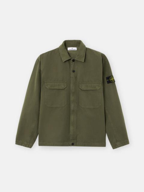 Stone Island Stone Island Overshirt Jacket In Organic Cotton
