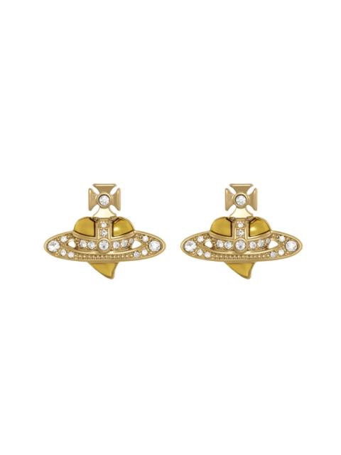 Vivienne Westwood Vivienne Westwood New Diamante Heart Stud Earrings