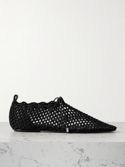 TOTEME Crochet-knit Flats