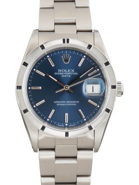 ROLEX Pre-owned Rolex Date 15210 Blue Dial