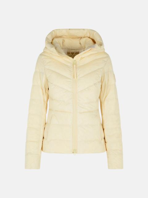'CLAIR' CREAM POLYAMIDE JACKET