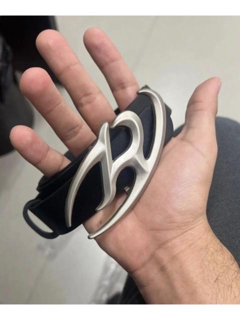 Other Designers Vintage - 110 cm LY2K Gothic Waist PU Leather Waistband Corset Belt