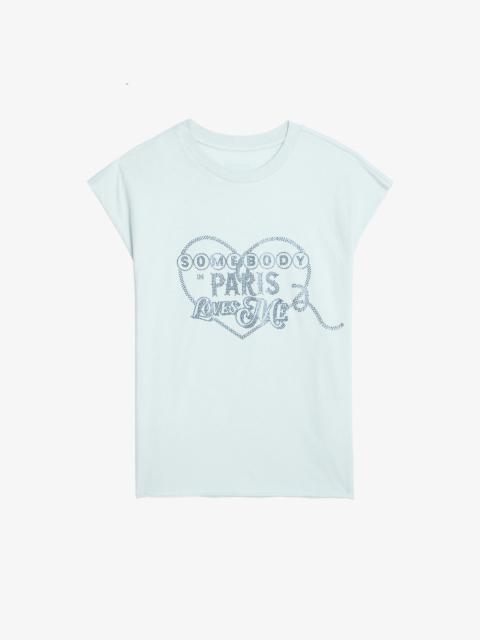 Zadig & Voltaire Cloe Rhinestone Tank Top