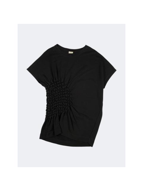 Dries Van Noten Ruched Short Sleeve T-Shirt Dress