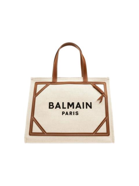 Balmain B-army Logo-embroidered Top Handle Bag