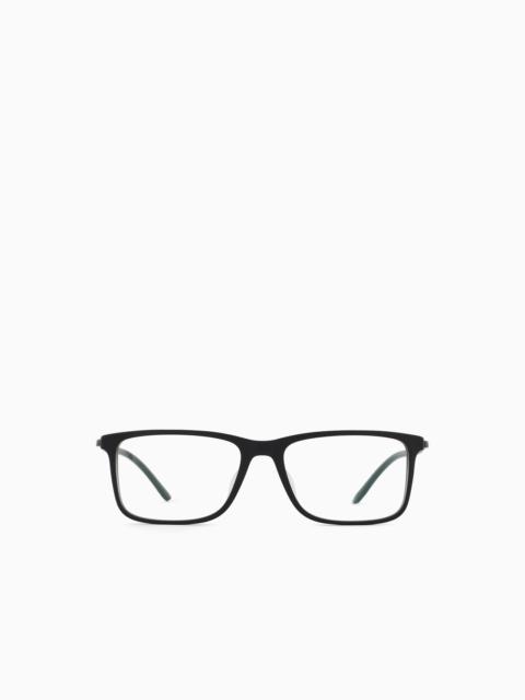 GIORGIO ARMANI MEN’S RECTANGULAR GLASSES