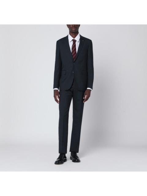 Other Designers TAGLIATORE - Tagliatore Blue Single-Breasted Wool Suit Men