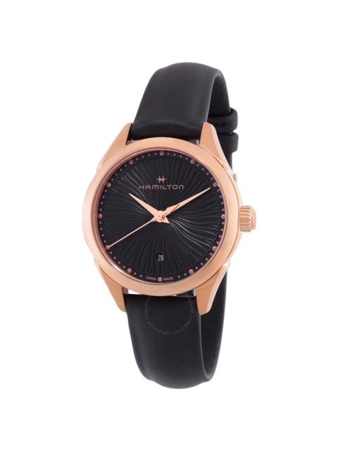 Hamilton - Hamilton Jazzmaster Quartz Black Dial Ladies Watch H32201430