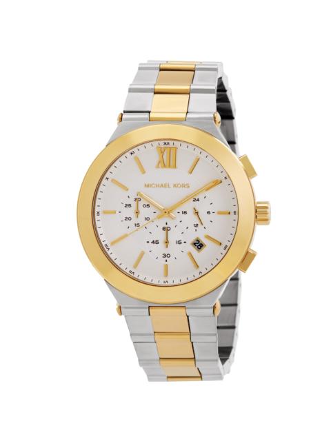 MICHAEL KORS Michael Kors Oversized Billie Chronograph Quartz White Dial Men's Watch MK9221