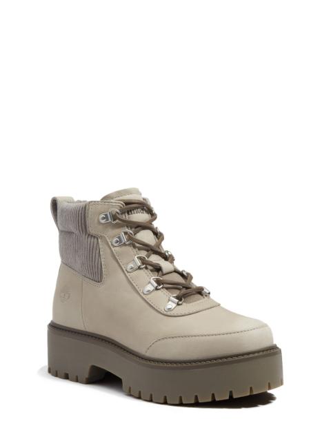 Timberland Timberland Stone Street Platform Hiking Boot in Medium Grey Nubuck at Nordstrom