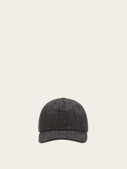 Baseball cap with Gancini Monogram