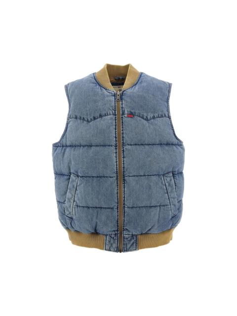 PADDED DENIM VEST