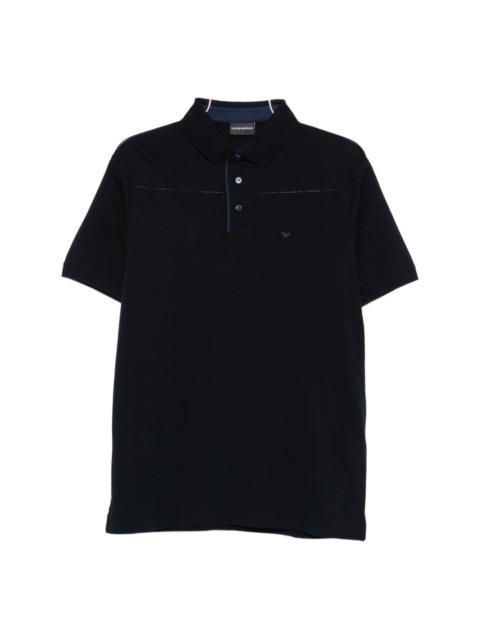 EMPORIO ARMANI Logo cotton polo shirt