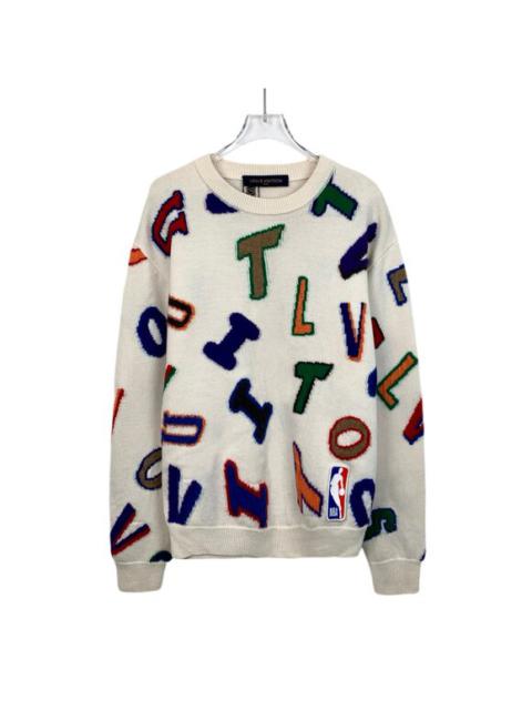 Louis Vuitton Louis Vuitton x NBA Collaboration White Wool Knit