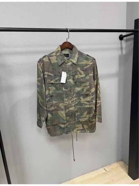 SAINT LAURENT Saint Laurent camouflage jacket