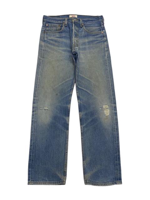 Other Designers VINTAGE LEVIS 501 SINGLE R MEXICO DISTRESSED DENIM JEANS