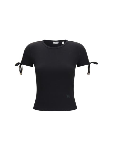 Burberry Burberry Cotton Lace-detail T-shirt