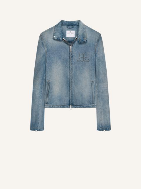 courrèges CITY SHADOW DENIM JACKET