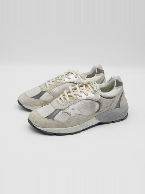 Golden Goose Golden Goose Dad-Star White Silver 8 Sneakers