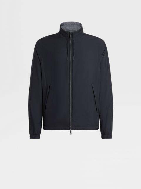 ZEGNA TECHNICAL FABRIC REVERSIBLE BREZZA BLOUSON